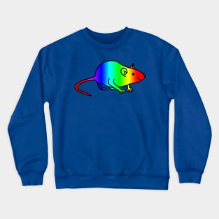 Rat Rainbow Crewneck Sweatshirt